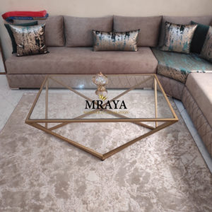 Table basse en verre