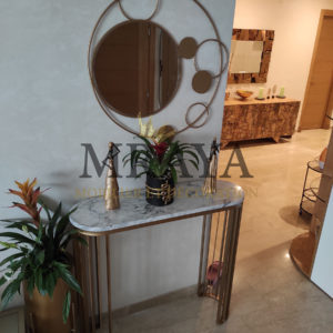 Console et miroir d'entrée