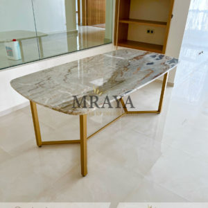 Table à manger en marbre beige portugal