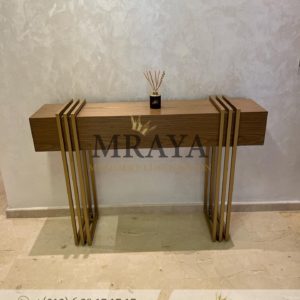 Console d'entrée Bois & Métal