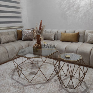 Deux tables basses DIAMOND