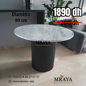 Table à manger Bois et Marbre